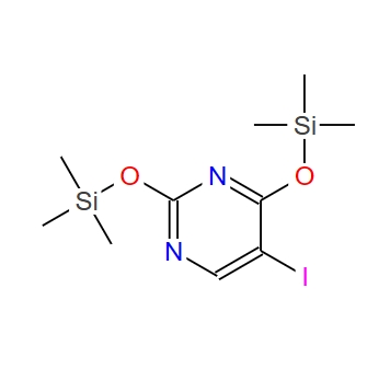 5-iodo-2,4-bis-O-trimethylsilyluracil,5-iodo-2,4-bis-O-trimethylsilyluracil