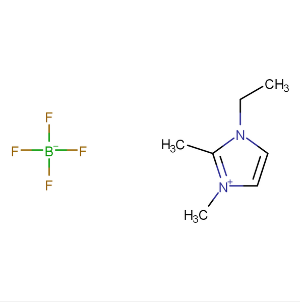 1-乙基-2,3-二甲基咪唑四氟硼酸盐,1-ethyl-2,3-dimethylimidazol-3-ium,tetrafluoroborate