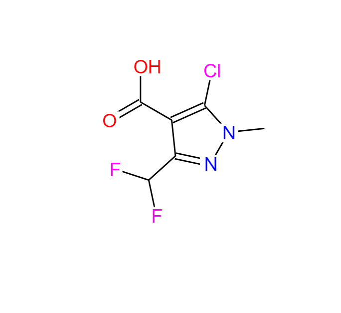 5-氯-3-二氟甲基-1-甲基-1H-吡唑-4-甲酸,5-Chloro-3-(difluoromethyl)-1-methyl-1H-pyrazole-4-carboxylic Acid