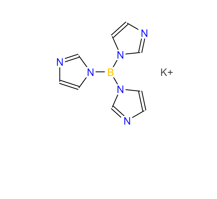 三(1H-咪唑基)硼氢化钾,tri(1H-imidazol-1-yl) borohydride Potassium
