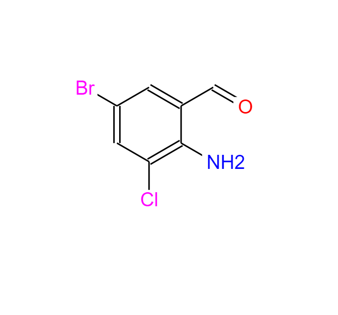 2-氨基-5-溴-3-氯苯甲醛,Benzaldehyde, 2-amino-5-bromo-3-chloro-