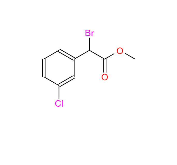 (3-氯苯基)溴乙酸甲酯,2-(3-Chlorophenyl)-2-bromoacetic acid methyl ester