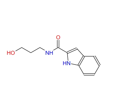 N-(3-hydroxypropyl)-1H-indole-2-carboxamide,N-(3-hydroxypropyl)-1H-indole-2-carboxamide