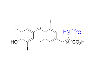左甲状腺素杂质10,N-Formyl-O-(4-hydroxy-3,5-diiodophenyl)-3,5-diiodo-L-tyrosine