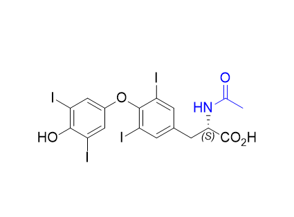 左甲狀腺素雜質(zhì)12,N-Acetyl-O-(4-hydroxy-3,5-diiodophenyl)-3,5-diiodo-L-tyrosine