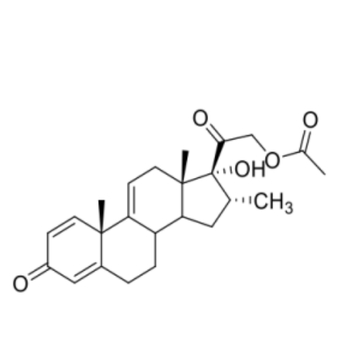 醋酸地塞米松EP杂质H,17α, 21-dihydroxy-16α-methyl-1, 4 ,9(11)-pregnatriene-3, 20-dione 21-acetate