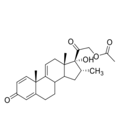 地塞米松EP杂质H,17α, 21-dihydroxy-16α-methyl-1, 4 ,9(11)-pregnatriene-3, 20-dione 21-acetate