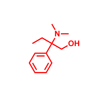 2-二甲基氨基-2-苯基丁-1-醇,beta-(dimethylamino)-beta-ethylphenethyl alcohol