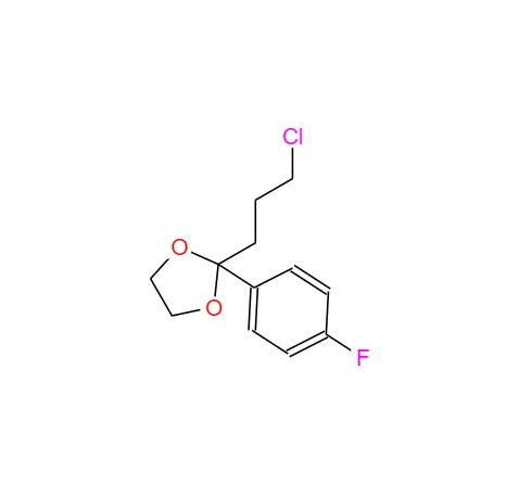 2-(3-氯丙基)-2-(4-氟苯基)-1,3-二氧戊烷,2-(3-Chloropropyl)-2-(4-fluorophenyl)-1,3-dioxolane