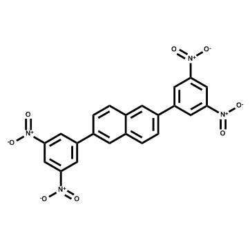 2,6-bis(3,5-dinitrophenyl)naphthalene,2,6-bis(3,5-dinitrophenyl)naphthalene