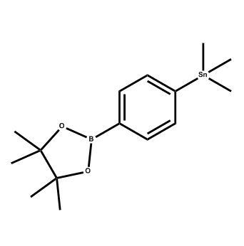 trimethyl(4-(4,4,5,5-tetramethyl-1,3,2-dioxaborolan-2-yl)phenyl)stannane,trimethyl(4-(4,4,5,5-tetramethyl-1,3,2-dioxaborolan-2-yl)phenyl)stannane