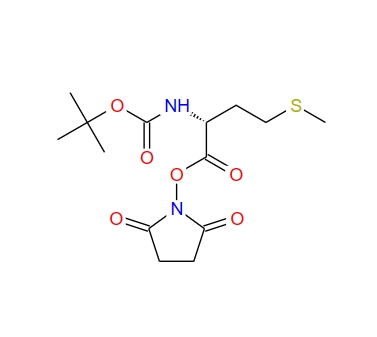 BOC-D-蛋氨酸琥珀酰亚胺酯,2,5-dioxopyrrolidin-1-yl (2R)-2-{[(tert-butoxy)carbonyl]amino}-4-(methylsulfanyl)butanoate