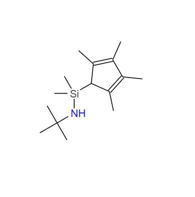 N-叔丁基-1,1-二甲基-1-(2,3,4,5-四甲基-2,4-环戊二烯-1-基)硅烷胺,N-tert-Butyl-1,1-dimethyl-1-(2,3,4,5-tetramethyl-2,4-cyclopentadien-1-yl)