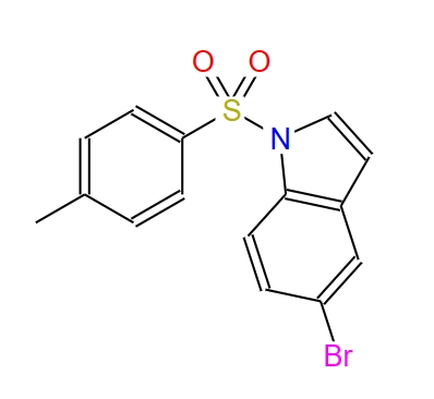 5-溴-1-[(4-甲基苯基)磺?；鵠-1H-吲哚,5-bromo-1-(p-toluenesulfonyl)-1H-indole