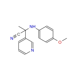 2-(4-methoxyphenylamino)-2-(pyridin-3-yl)propanenitrile 1221756-04-2