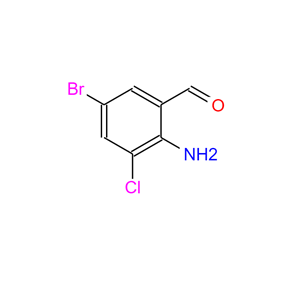 2-氨基-5-溴-3-氯苯甲醛