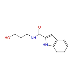 N-(3-hydroxypropyl)-1H-indole-2-carboxamide,N-(3-hydroxypropyl)-1H-indole-2-carboxamide