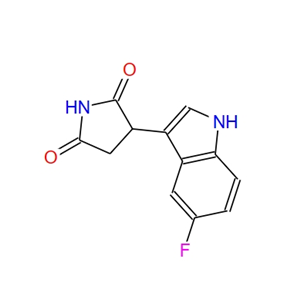 3-(5-氟-1H-吲哚-3-基)-2,5-吡咯烷二酮 198474-05-4