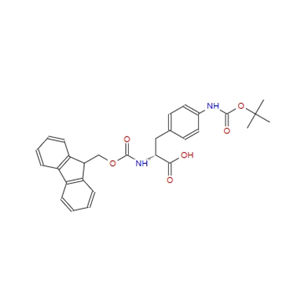 Fmoc-D-4-(叔丁氧羰基氨基)-苯丙氨酸 214750-77-3