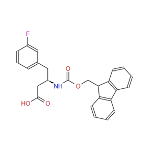 Fmoc-R-3-氨基-4-(3-氟苯基)-丁酸,Fmoc-(R)-3-Amino-4-(3-fluorophenyl)-butyric acid