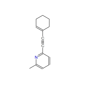 2-(1-Cyclohexen-1-ylethynyl)-6-methylpyridine 329202-87-1