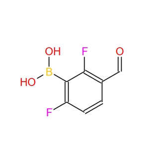 2,6-二氟-3-甲酰基苯基硼酸 849062-09-5