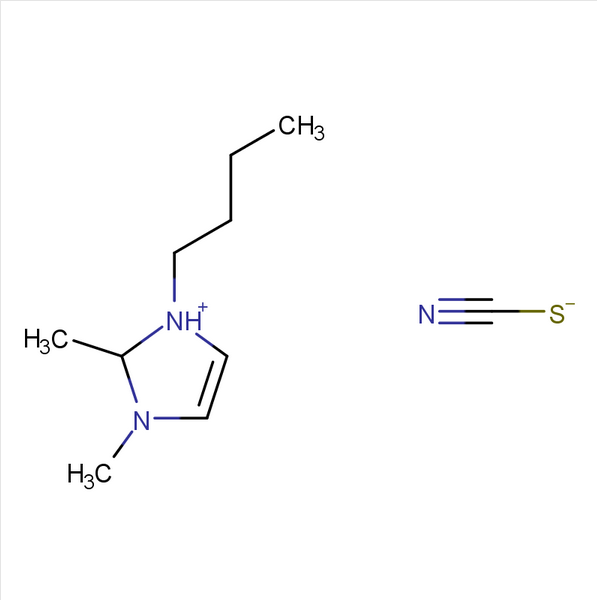 1-丁基-2,3-二甲基咪唑硫氰酸鹽,1-butyl-2,3-dimethylimidazolium thiocyanate