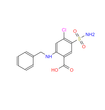 N-苯甲基-4-氯-5-氨磺酰邻氨基苯甲酸,N-Benzyl-4-chloro-5-sulfamoylanthranilic acid