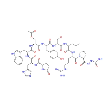 (Ser(Ac)4,D-Ser(tBu)6,Azagly10)-LHRH,(Ser(Ac)4,D-Ser(tBu)6,Azagly10)-LHRH