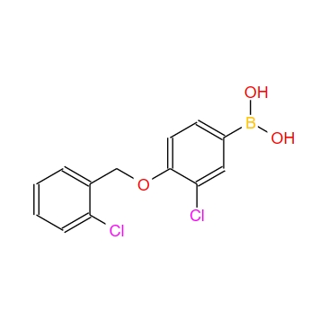 (3-氯-4-((2-氯苄基)氧基)苯基)硼酸,(3-Chloro-4-((2-chlorobenzyl)oxy)phenyl)boronic acid