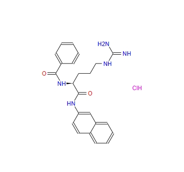 N-[(1S)-4-[(氨基亚胺甲基)氨基]-1-[(2-萘基氨基)羰基]丁基]-苯甲酰胺盐酸盐(1:1),BZ-ARG-BETANA HCL