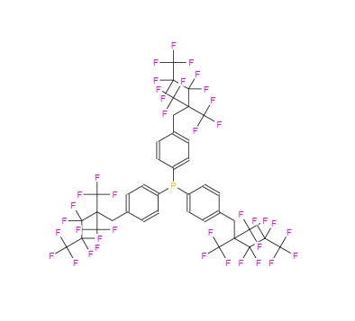四[4-(2,2-二(三氟甲基))-1H,1H,2H,2H-全氟苯基]苯基膦,Tris[4-(3,3,4,4,5,5,5-heptafluoro-2,2-bis(trifluoromethyl)pentyl)phenyl] phosphine