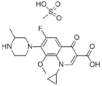 甲磺酸加替沙星,GATIFLOXACIN MESYLATE