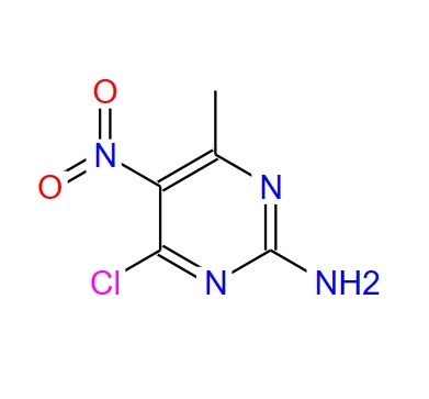 4-氯-6-甲基-5-硝基嘧啶-2-胺,2-Amino-4-chloro-6-methyl-5-nitropyrimidine