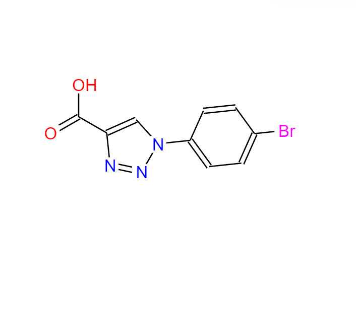 1-(4-bromophenyl)-1H-1,2,3-triazole-4-carboxylic acid,1-(4-bromophenyl)-1H-1,2,3-triazole-4-carboxylic acid