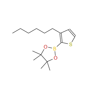 3-己基噻吩-2-硼酸频哪醇酯,2-(3-Hexylthiophen-2-yl)-4,4,5,5-tetramethyl-1,3,2-dioxaborolane