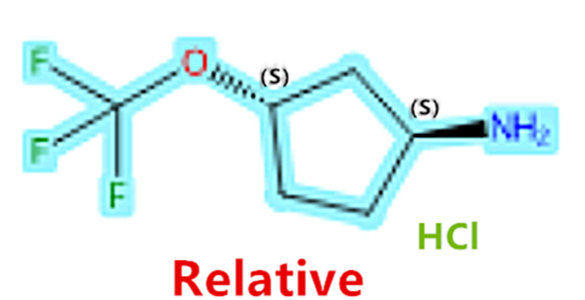 rel-(1S,3S)-3-(trifluoromethoxy)-Cyclopentanamine hydrochloride,rel-(1S,3S)-3-(trifluoromethoxy)-Cyclopentanamine hydrochloride
