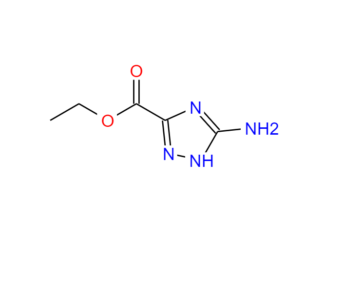 5-氨基-1H-1,2,4-三氮唑-3-甲酸乙酯,ethyl 5-amino-2H-1,2,4-triazole-3-carboxylate