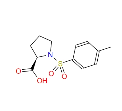 N-对甲基苯磺酸基-D-脯氨酸,(2R)-1-(4-methylbenzenesulfonyl)pyrrolidine-2-carboxylic acid