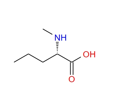 (2S)-2-甲基氨基戊酸,(2S)-2-methylaminopentanoic acid