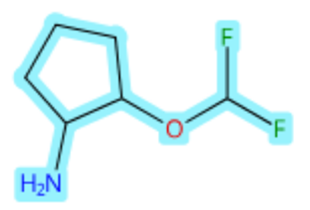 2-(difluoromethoxy)cyclopentan-1-amine,2-(difluoromethoxy)cyclopentan-1-amine