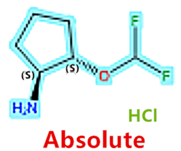 (1S,2S)-2-(difluoromethoxy)cyclopentan-1-amine hydrochloride,(1S,2S)-2-(difluoromethoxy)cyclopentan-1-amine hydrochloride