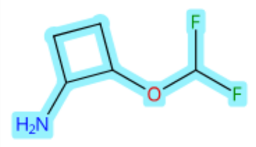 2-(Difluoromethoxy)cyclobutanamine,2-(Difluoromethoxy)cyclobutanamine