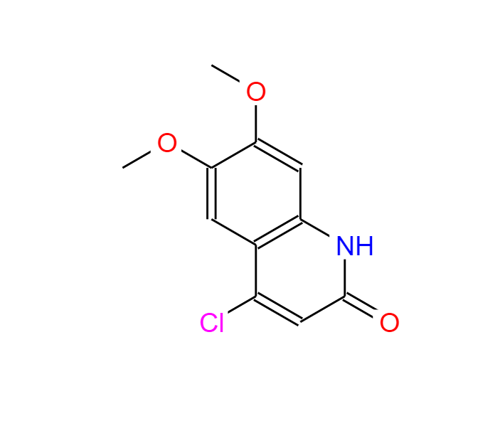 4-氯-6,7-二甲氧基喹啉-2(1H)-酮,4-CHLORO-6,7-DIMETHOXYQUINOLIN-2(1H)-ONE