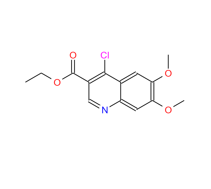 4-氯-6,7-二甲氧基喹啉-3-羧酸乙酯,Ethyl 4-chloro-6,7-dimethoxyquinoline-3-carboxylate