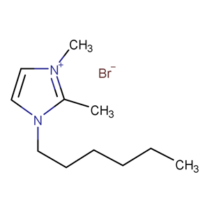 1-己基-2,3-二甲基咪唑溴盐,1-hexyl-2,3-dimethylimidazolium bromide
