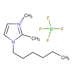 1-己基-2,3-二甲基咪唑四氟硼酸盐,1-hexyl-2,3-dimethylimidazolium tetrafluoroborate