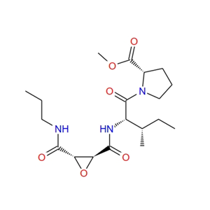 (S)-1-((2S,3S)-3-甲基-2-((2S,3S)-3-(丙基氨基甲酰基)环氧乙烷-2-羧酰胺基)戊酰基)吡咯烷-2-羧酸甲酯 147859-80-1