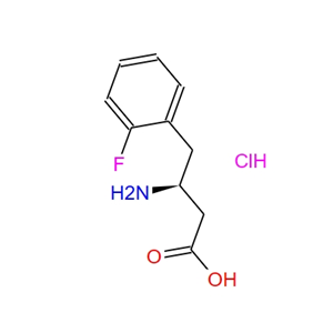 S-3-氨基-4-(2-氟苯基)-丁酸.盐酸盐 246876-92-6