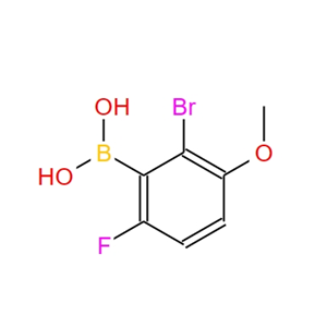 2-溴-6-氟-3-甲氧基苯硼酸 957062-89-4